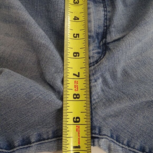 D.Jeans Denim Skinny Jeans Jeggings Women Size 12 Light Wash Blue Back Pockets - Picture 8 of 12